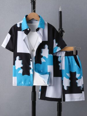 Vsmcoltd Polo-Style T-Shirt – Navy Blue