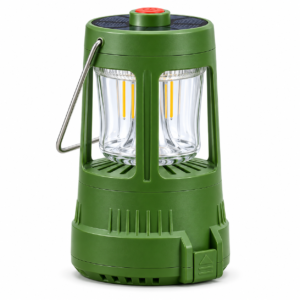 Solar Rechargeable LED Camping Lantern & Emergency Tool Kit