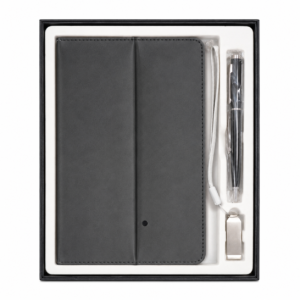 Executive Notebook Gift Set with Pen & USB Flash Drive