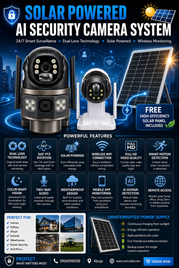 ChatGPT Image Jun 8, 2026, 03_48_43 AM Solar-Powered WiFi PTZ CCTV Camera with Night Vision & 360° Rotation
