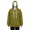 Hoodie Top Olive Green (#11,500) Unisex Zip-Up Hoodie