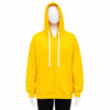 Hoodie Top Yellow (#11,500) Unisex Zip-Up Hoodie