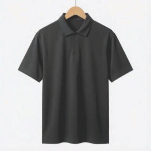 VSM Open-Button Knit Polo (#26,000) VSM Essential Knit Polo Shirt – Classic Short Sleeve Smart Casual Polo