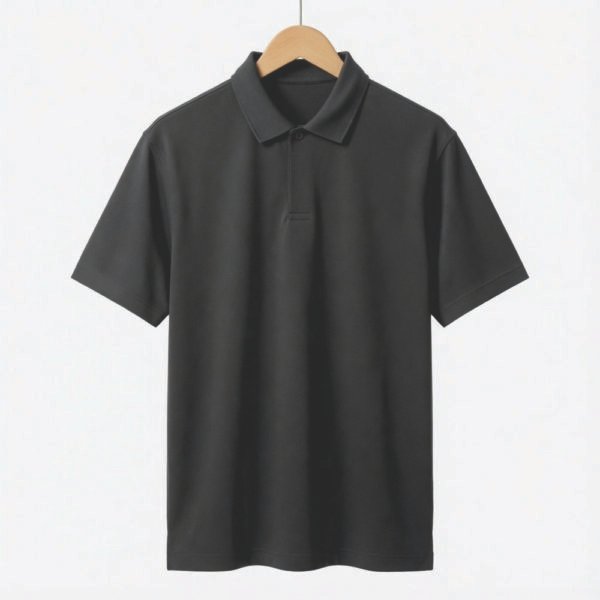 VSM Open-Button Knit Polo (#26,000) VSM Essential Knit Polo Shirt – Classic Short Sleeve Smart Casual Polo